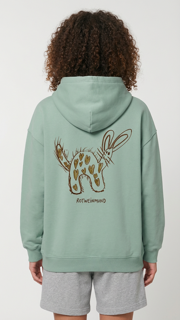 Organic Hoodies "Hase" (Unisex) - designed by Anton
