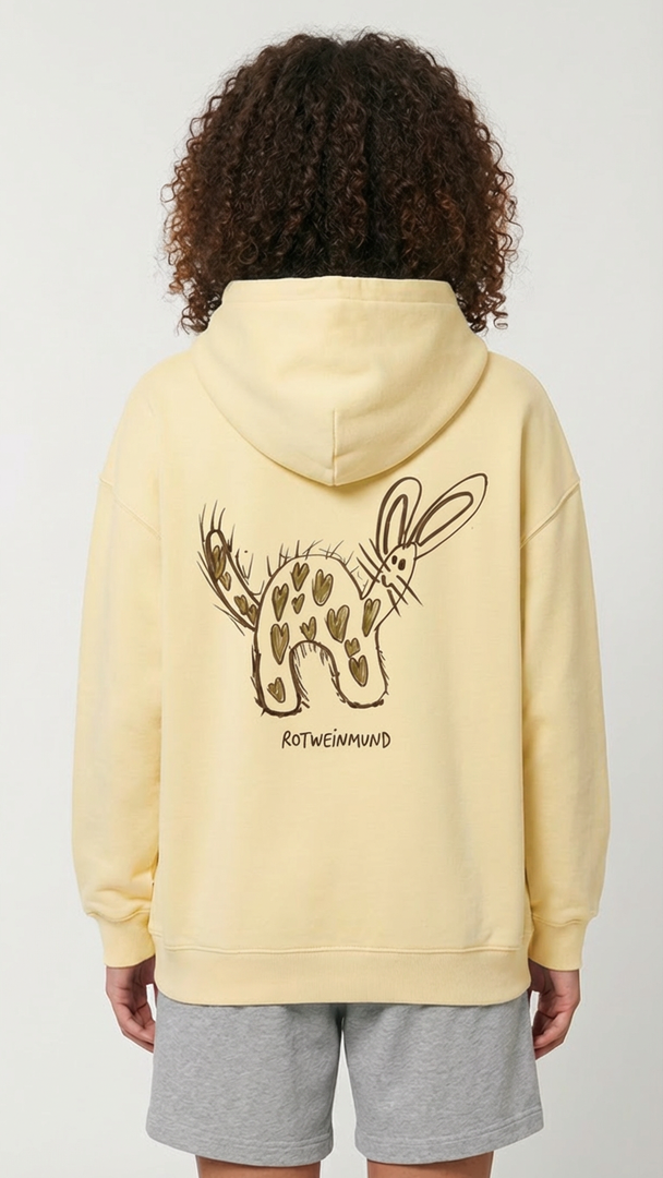 Organic Hoodies "Hase" (Unisex) - designed by Anton