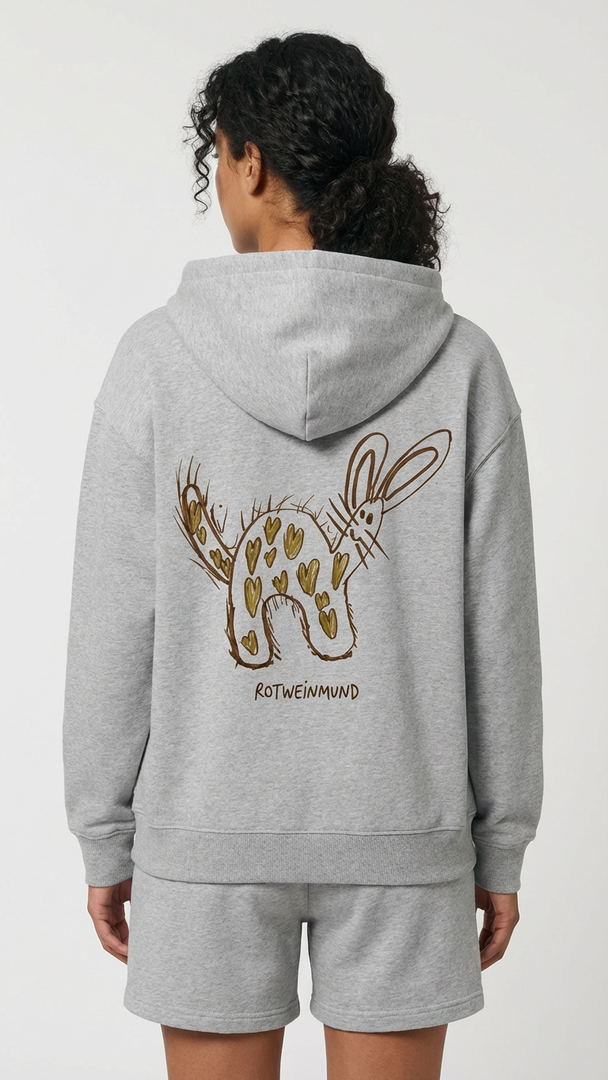 Organic Hoodies "Hase" (Unisex) - designed by Anton