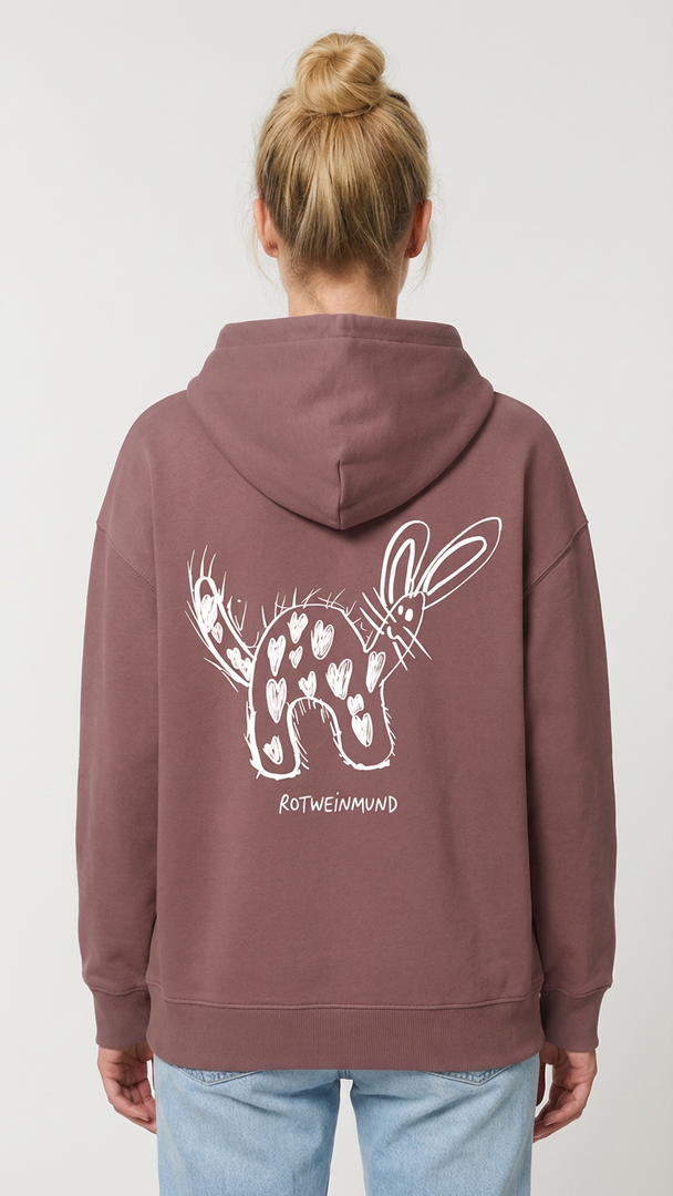 Organic Hoodies "Hase" (Unisex) - designed by Anton