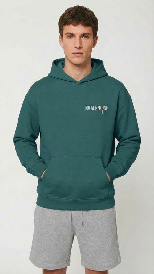 Organic Hoodie "Rotweinmund" - designed by PROXI